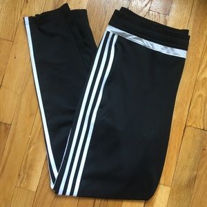ADIDAS superstar 3 stripe warm up pants size L